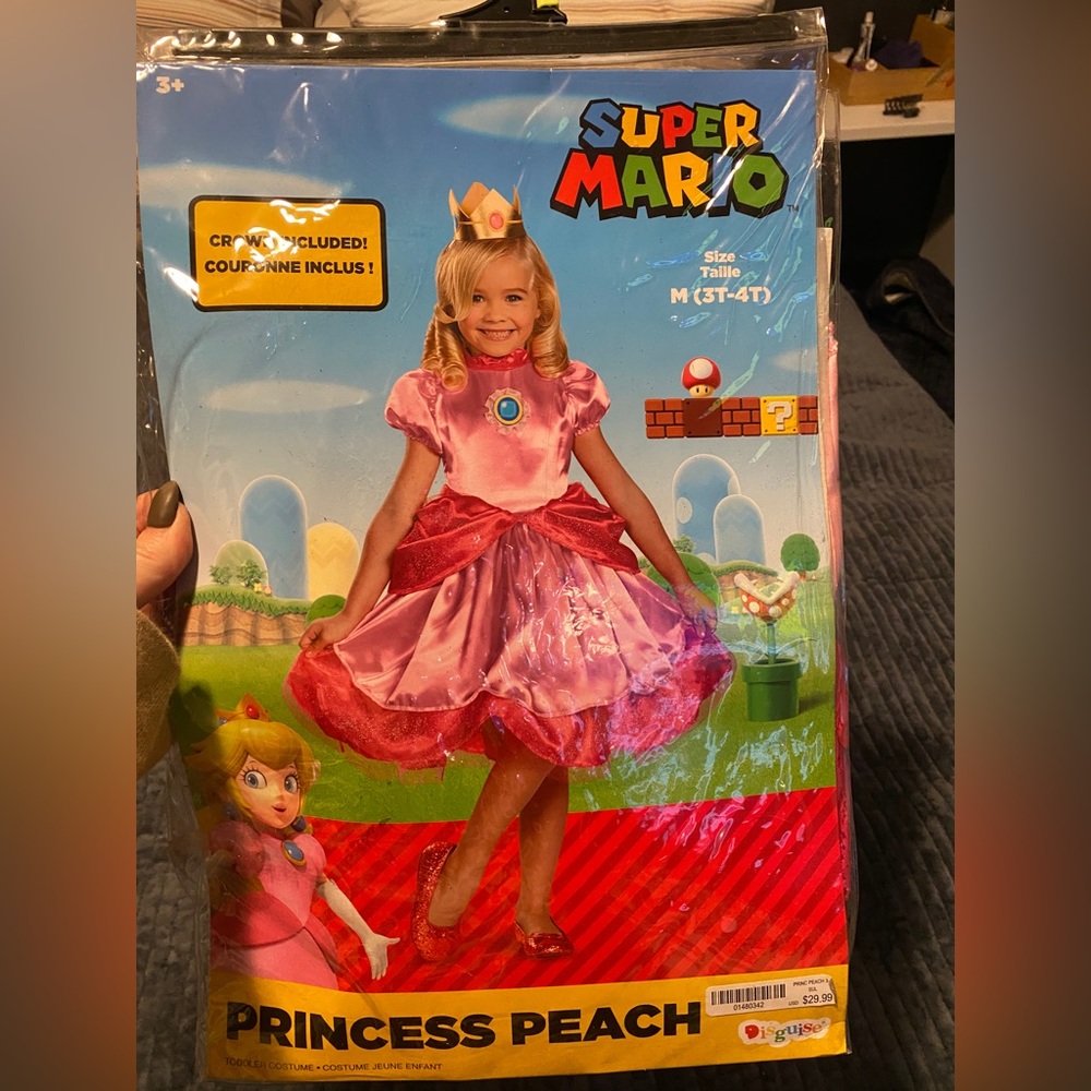 Super Mario princess Peach costume